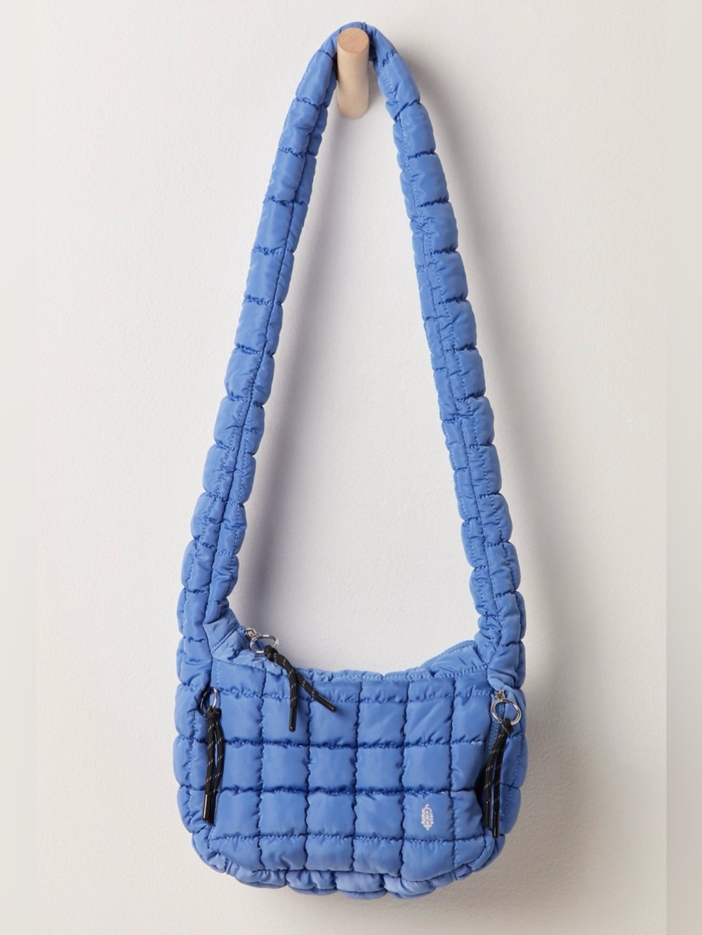 NWT FREE PEOPLE MOVEMENT Quilted Baby Carryall Sling Bag | Blueberry MSRP $58